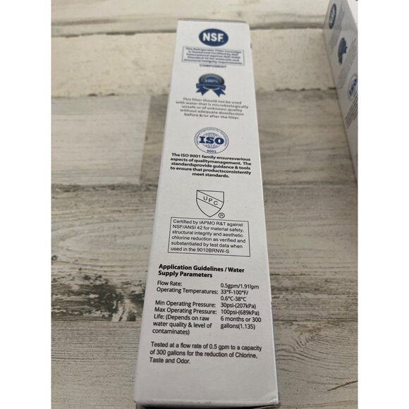 RENEW 9010BRNW-S premium refrigerator water filters  NWT - Picture 4 of 5